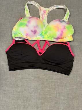 Victoria's Secret PINK Yoga Push-Up Sports Bra Bundle
